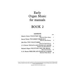 Early Organ Music For Manuals Book 2
