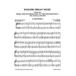 Anthology Of English Organ Music Book 01