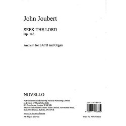 John Joubert: Seek The Lord Op.148