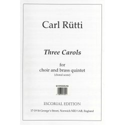 Carl Rtti: Three Carols (Choral Score)