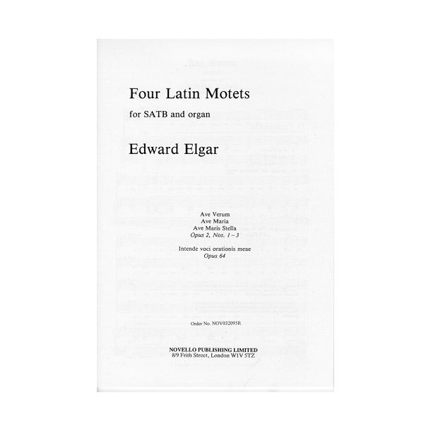Edward Elgar: Four Latin Motets