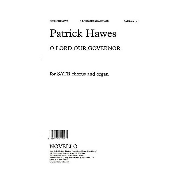 Patrick Hawes: O Lord Our Governor