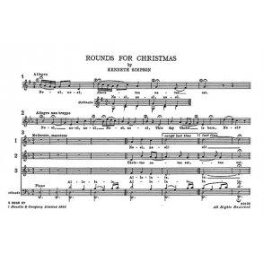 Simpson: Rounds For Christmas for Unison Voices