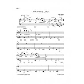 Giles Swayne: The Coventry Carol (Harp Part)