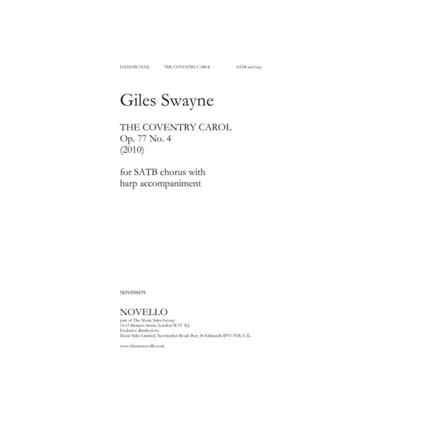 Giles Swayne: The Coventry Carol
