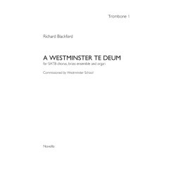 Richard Blackford: A Westminster Te Deum (Brass Ensemble Parts)