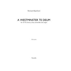 Richard Blackford: A Westminster Te Deum