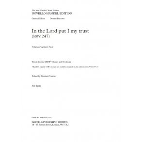 Handel Lord Put Trust (Cranmer) Fs