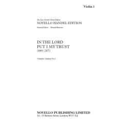 Handel Lord Put Trust (Cranmer) Pts
