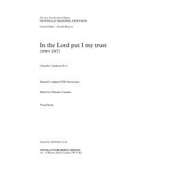G.F. Handel: In The Lord Put I My Trust HWV 247 - STB Chorus Score