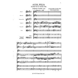 Alessandro Scarlatti: Audi Filia (Vocal Score)