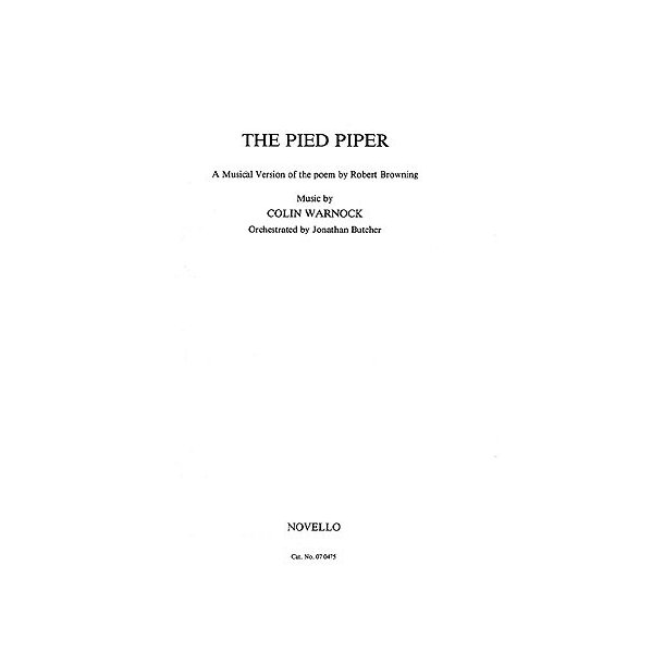 Colin Warnock: The Pied Piper (Vocal Score)