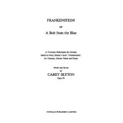 Frankenstein Vocal Score