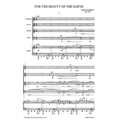 John Joubert: For The Beauty Of The Earth (Vocal Score)