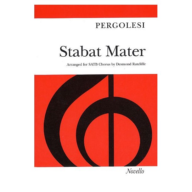 Giovanni Pergolesi: Stabat Mater (Novello Edition - Vocal Score)