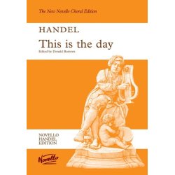 G.F. Handel: This Is The Day (Ed. Burrows) Vocal Score