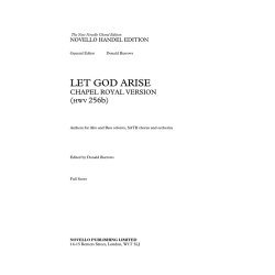 G.F. Handel: Let God Arise HWV256b (Chapel Royal Version) - Full Score