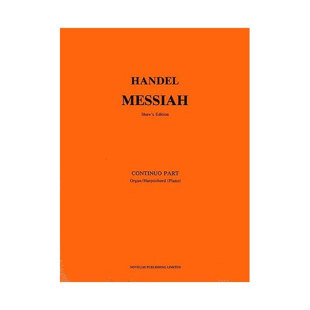 G.F. Handel: Messiah (Watkins Shaw) - Continuo/Organ