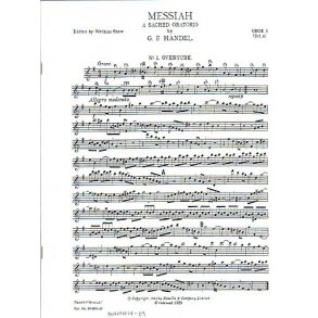 G.F. Handel: Messiah (Watkins Shaw) - Oboe 1 Set A