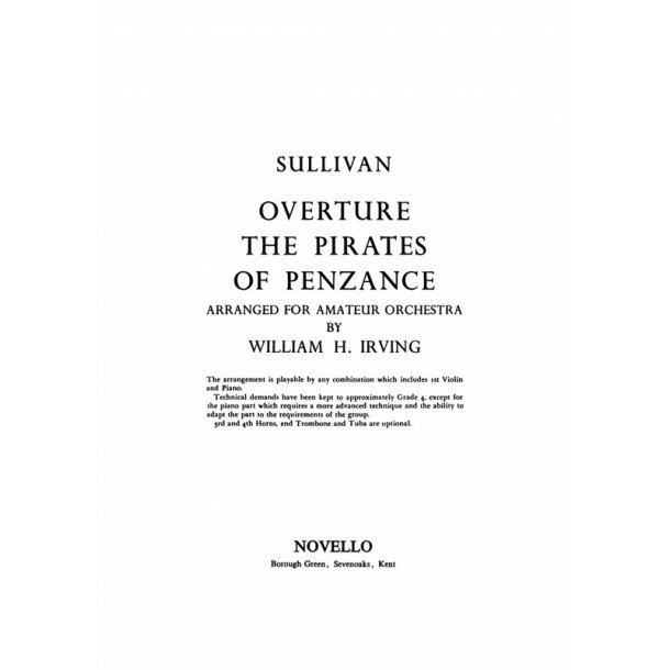Sullivan: Overture from Pirates Of Penzance (Score)