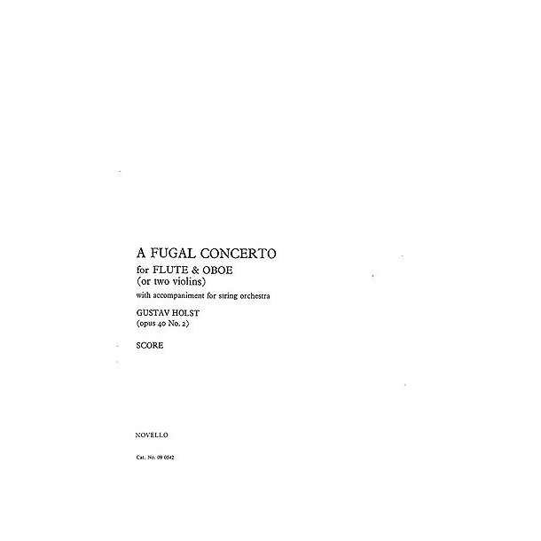 Gustav Holst: Fugal Concerto (Score)