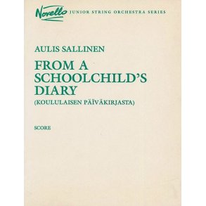 Sallinen From A Schoolchild's Diary String Orchestra Score