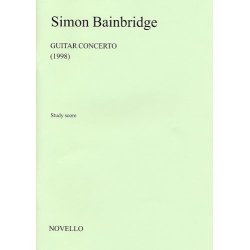 Simon Bainbridge: Guitar Concerto (Score)