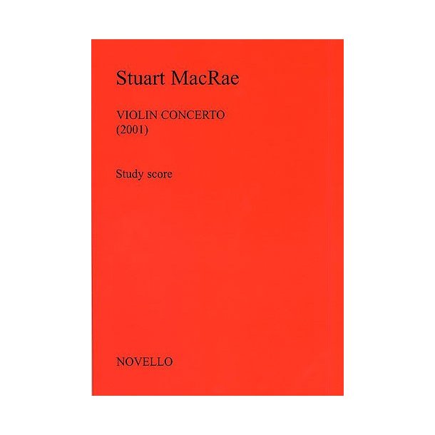 Stuart MacRae: Violin Concerto (Study Score)