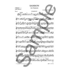 G.F. Handel: Samson (Violin 1 Part)