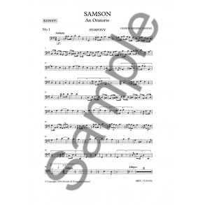 G.F. Handel: Samson (Bassoon Part)