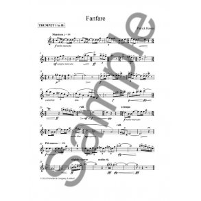 Patrick Hawes: Fanfare (Parts)