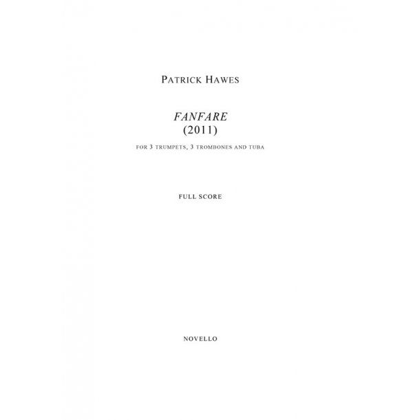 Patrick Hawes: Fanfare (Score)