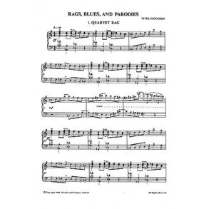 Peter Dickinson: Rags, Blues And Parodies For Piano