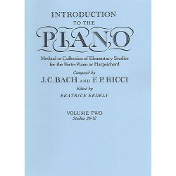 J.C. Bach And F.P. Ricci: Introduction To The Piano Volume Two
