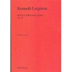 Kenneth Leighton: Sonata For Four Hands Op. 92