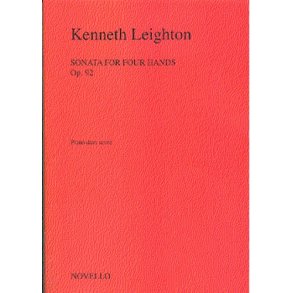 Kenneth Leighton: Sonata For Four Hands Op. 92