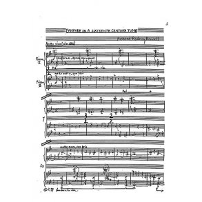 Richard Rodney Bennett: Fanfare On A Sixteenth Century Tune For Two Pianos