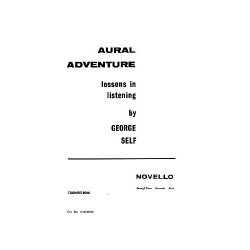 Aural Adventure Teacher?s Book