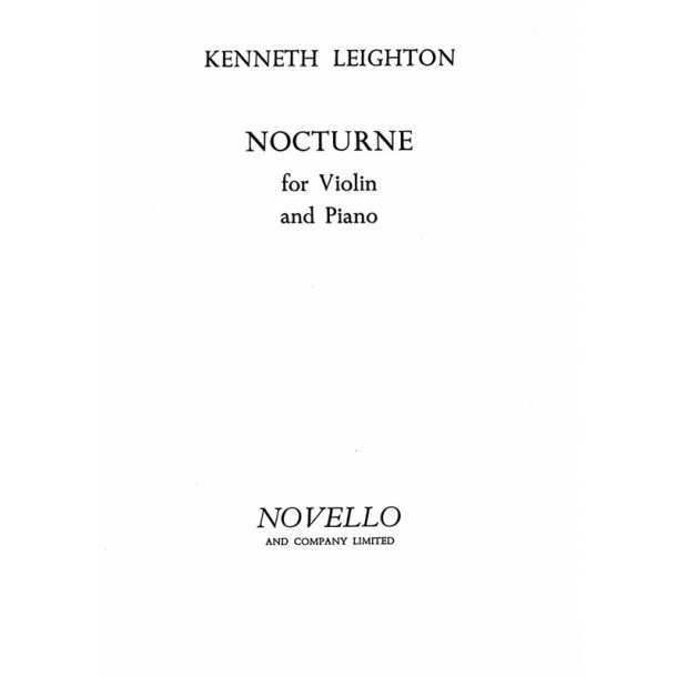 Kenneth Leighton: Nocturne for Violin and Piano