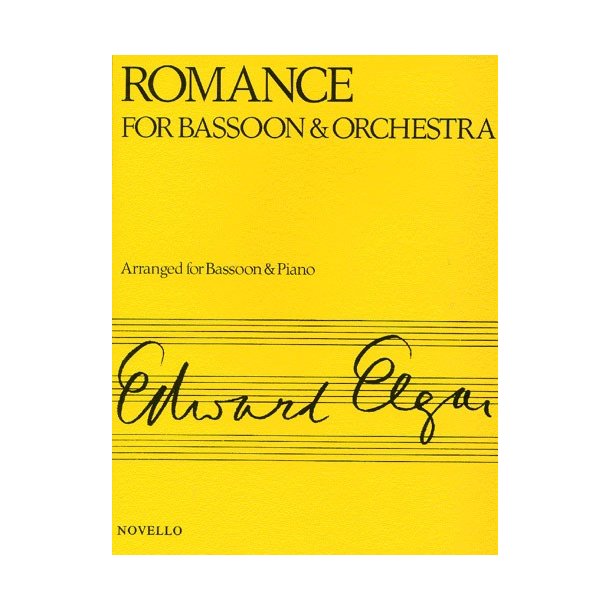 Edward Elgar: Romance For Bassoon And Orchestra (Bassoon/Piano)