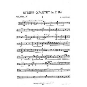 Moeran: String Quartet In E Flat (Parts)