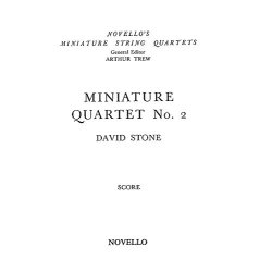 David Stone: Miniature Quartet No.2 Score
