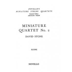 David Stone: Miniature Quartet No.2 Score