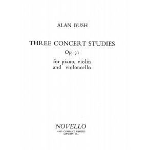 Alan Bush: Three Concert Studies Op.31 Piano Trio