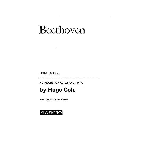 Beethoven: Irish Song for Cello with Piano accompaniment