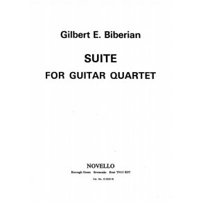 Biberian: Suite For Guitar Quartet