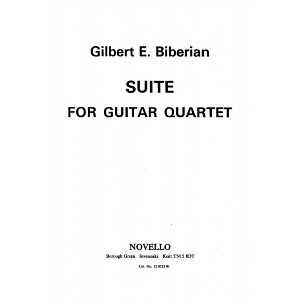 Biberian: Suite For Guitar Quartet