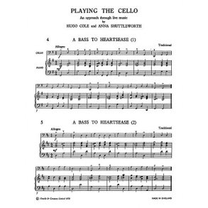 Playing The Cello Piano Accompaniments