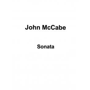 McCabe: Sonata (Score and Parts)