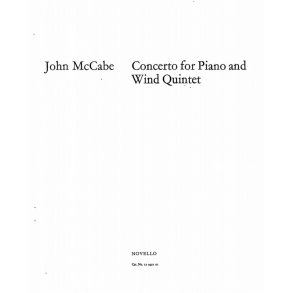 John McCabe: Concerto For Piano And Wind Quintet (Score and Parts)